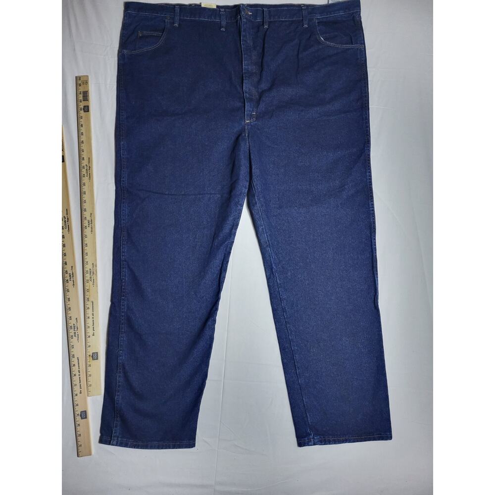 Wrangler Rugged Wear Men’s Jeans Relaxed Fit Size 58x34 Blue Nwt Big And Tall